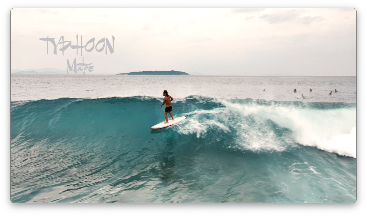 “摩羯”台风带来的海浪能量